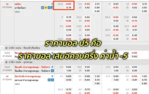 วิเคราะห์ราคาบอล ป5 อย่างมืออาชีพ พร้อมเทคนิคเดิมพันแม่นยำกับ FUN505 fun88casinomx.com